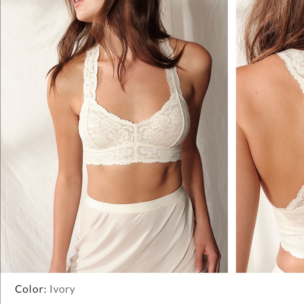 galloon lace racerback bra